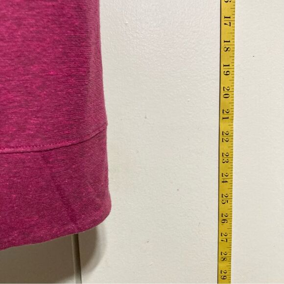 PrAna Pacific Drift Crossover Fuschia Purple Bottom Twist Top T Shirt Womens XS - Picture 11 of 13